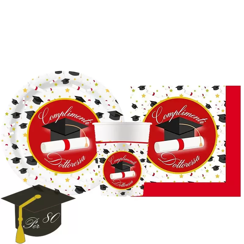 KIT N.29 COMPLIMENTI DOTTORESSA LAUREA