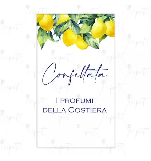 TARGHETTA LIMONI COSTIERA AMALFITANA CONFETTATA - 1 PZ