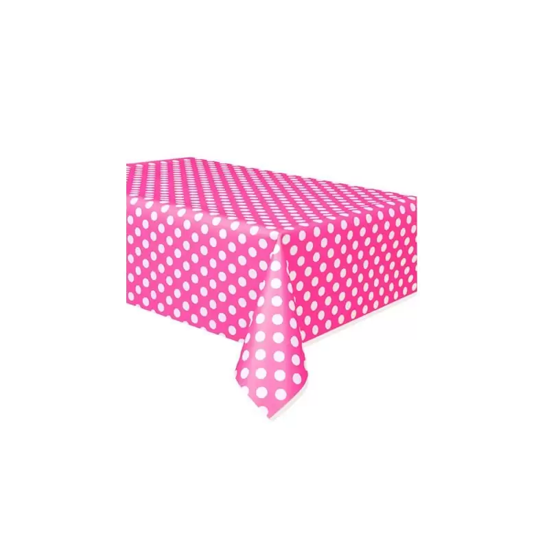 TOVAGLIA FUCSIA POIS BIANCHI 50265 
