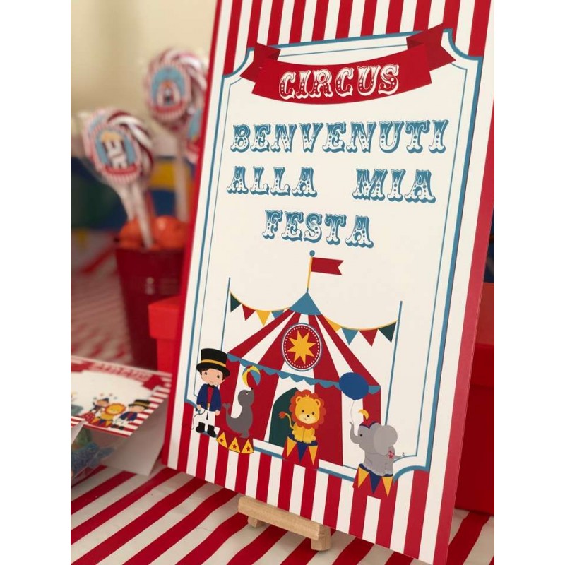 Cartellone di bemvenuto circo - 2 pz