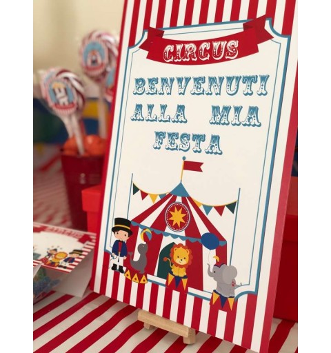 Cartellone di bemvenuto circo - 2 pz