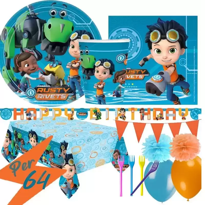 KIT N.64 RUSTY RIVETS – COMPLETO TAVOLA PER 64