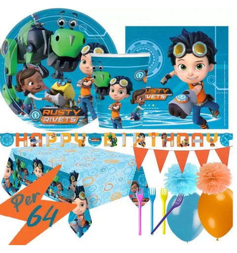 KIT N.64 RUSTY RIVETS – COMPLETO TAVOLA PER 64