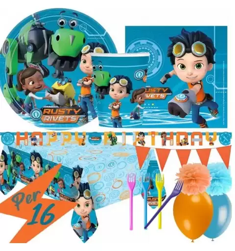 KIT N.54 RUSTY RIVETS – COMPLETO PER LA FESTA