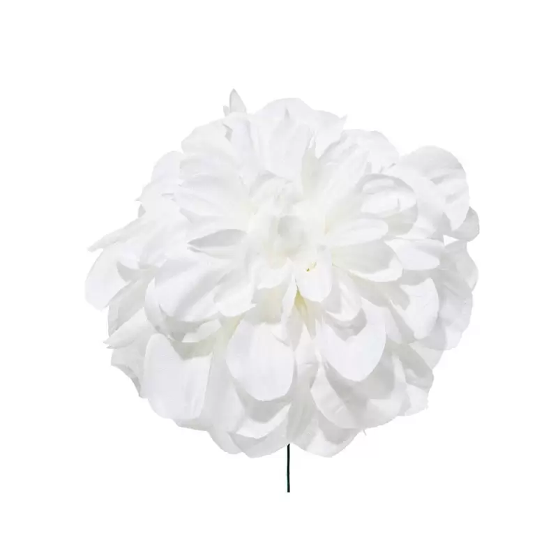 Dalie artificiali bianche 12 pz. A21136