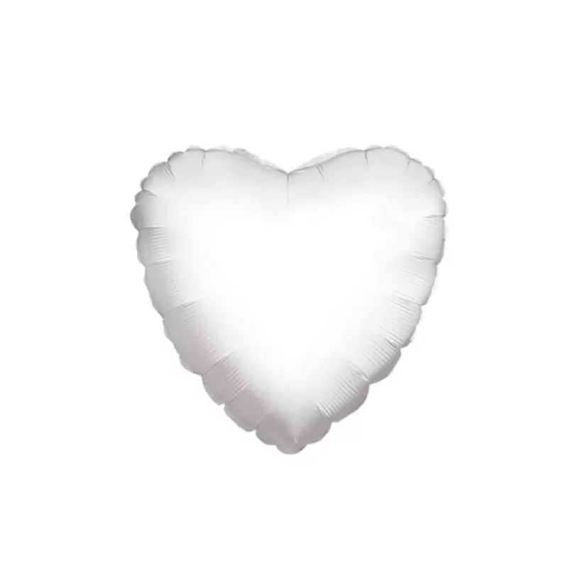 Foil Cuore Bianco 18 45 cm 34102-18/01