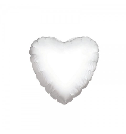 Foil Cuore Bianco 18 45 cm 34102-18/01