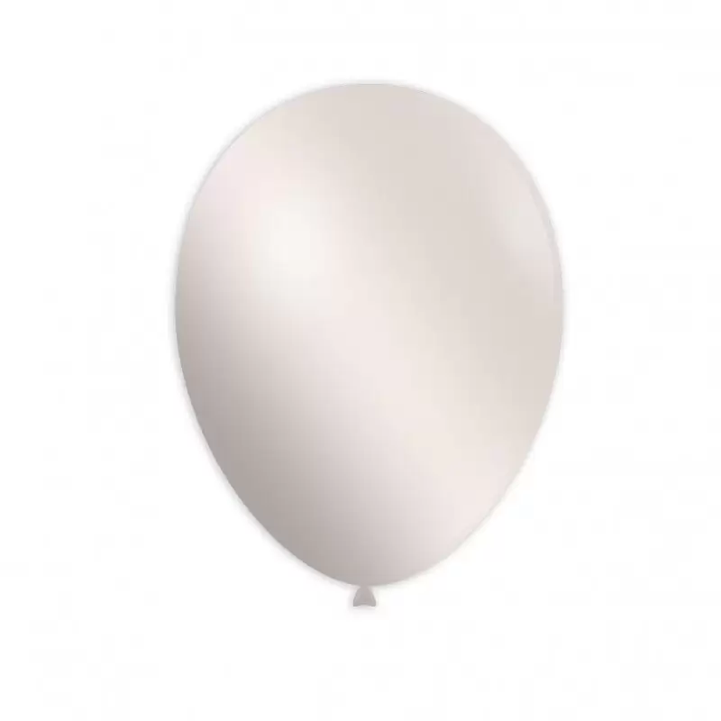 Palloncini metallizzati 9 25 cm perla GM90/60 100 pz.