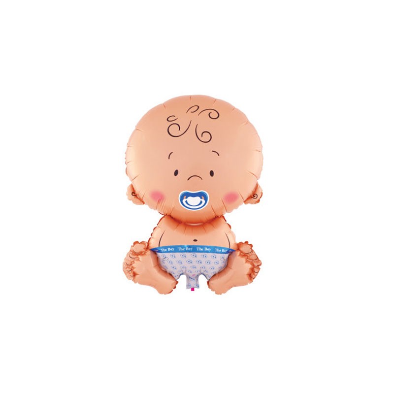 palloncino Sagoma Mini Shape Baby boy Seduto - conf. 5 pz. 986609-01