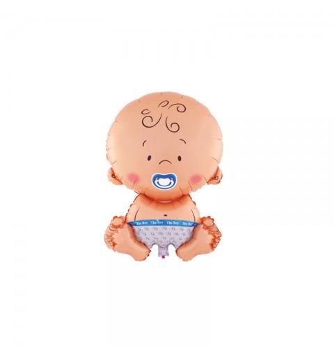 palloncino Sagoma Mini Shape Baby boy Seduto - conf. 5 pz. 986609-01