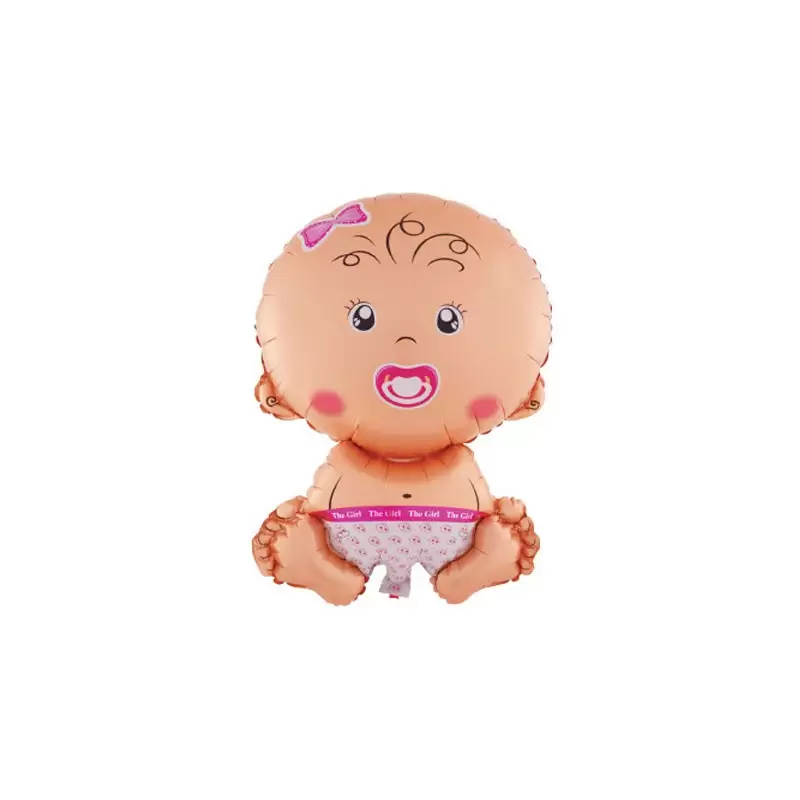 palloncino Sagoma Mini Shape Baby Girl Seduta - conf. 5 pz. 984919-01