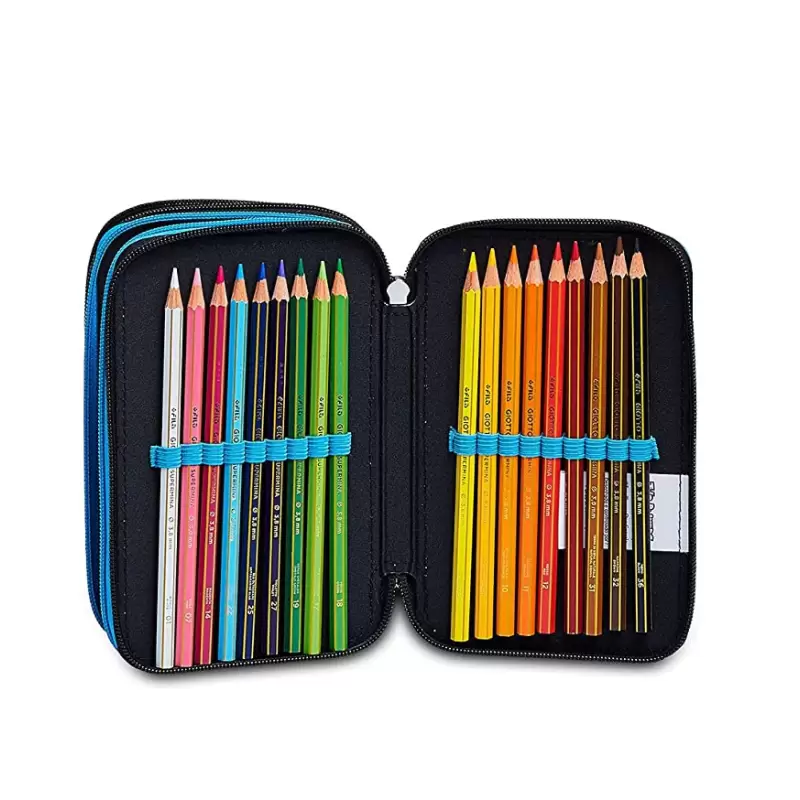 Astuccio per la scuola two players 3 cerniere