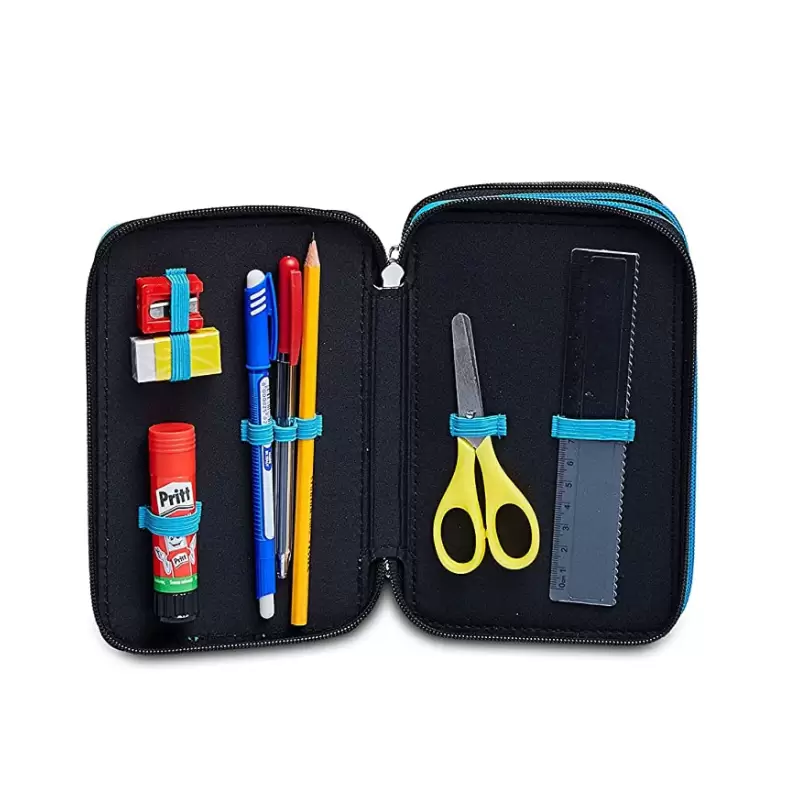 Astuccio per la scuola two players 3 cerniere