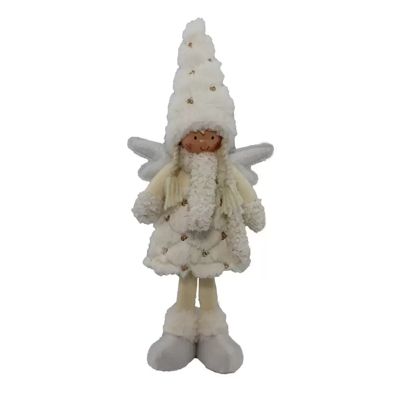 Bambolina angelo bianco / oro 18 x 11 x 42 cm 60182