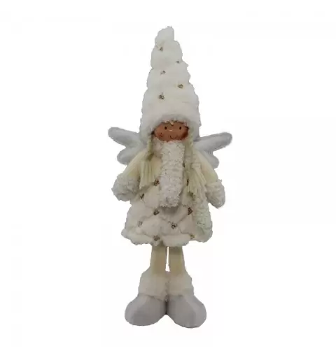 Bambolina angelo bianco / oro 18 x 11 x 42 cm 60182