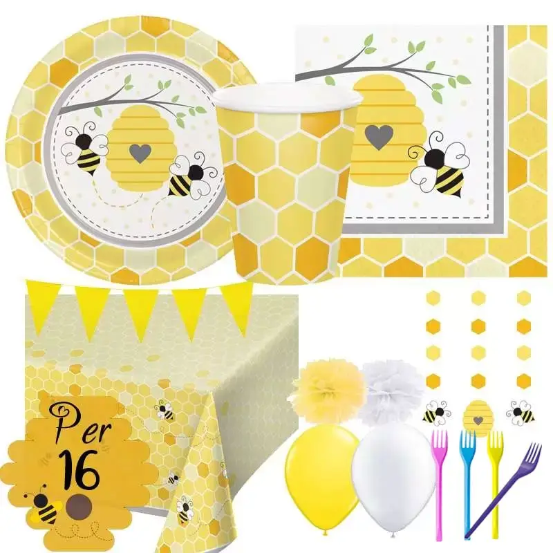 KIT N.54 APE BUSY BEE - COORDINATO FESTA APE