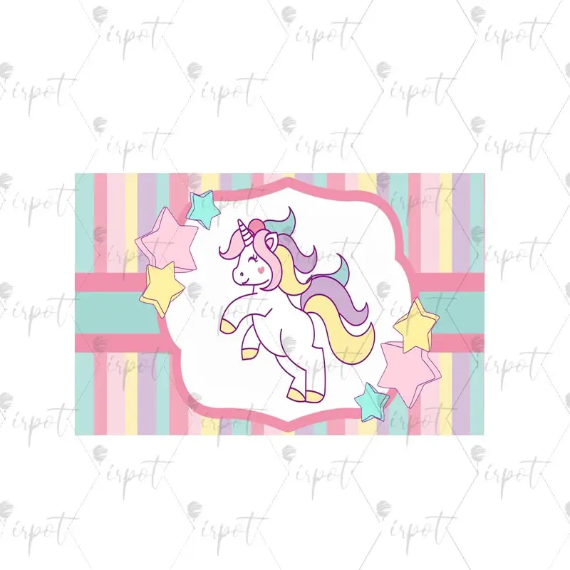 FASCETTA ADESIVA UNICORNO PER BOLLE DI SAPONE