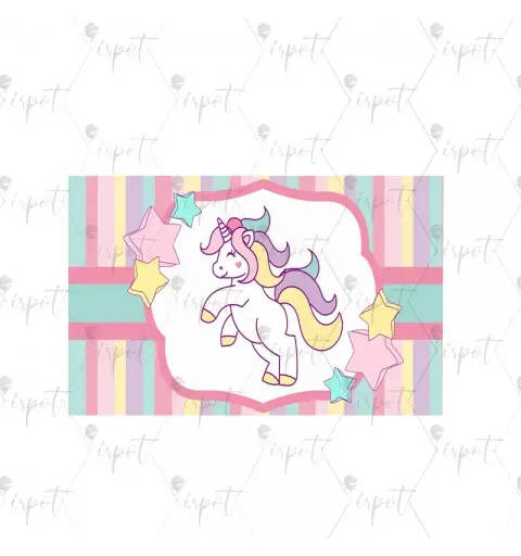 FASCETTA ADESIVA UNICORNO PER BOLLE DI SAPONE