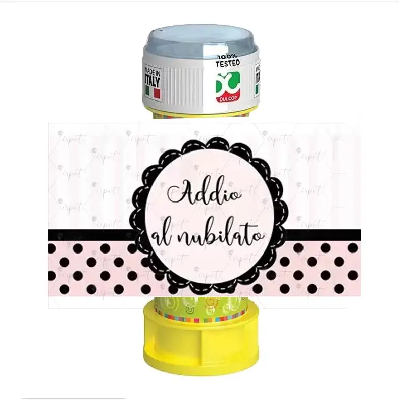 BOLLE DI SAPONE ADDIO AL NUBILATO - 20 PZ