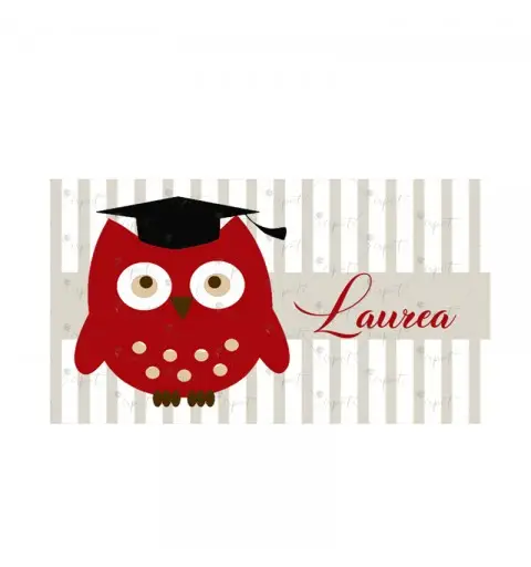 FASCETTA ADESIVA LAUREA GUFETTO PER BOLLE DI SAPONE