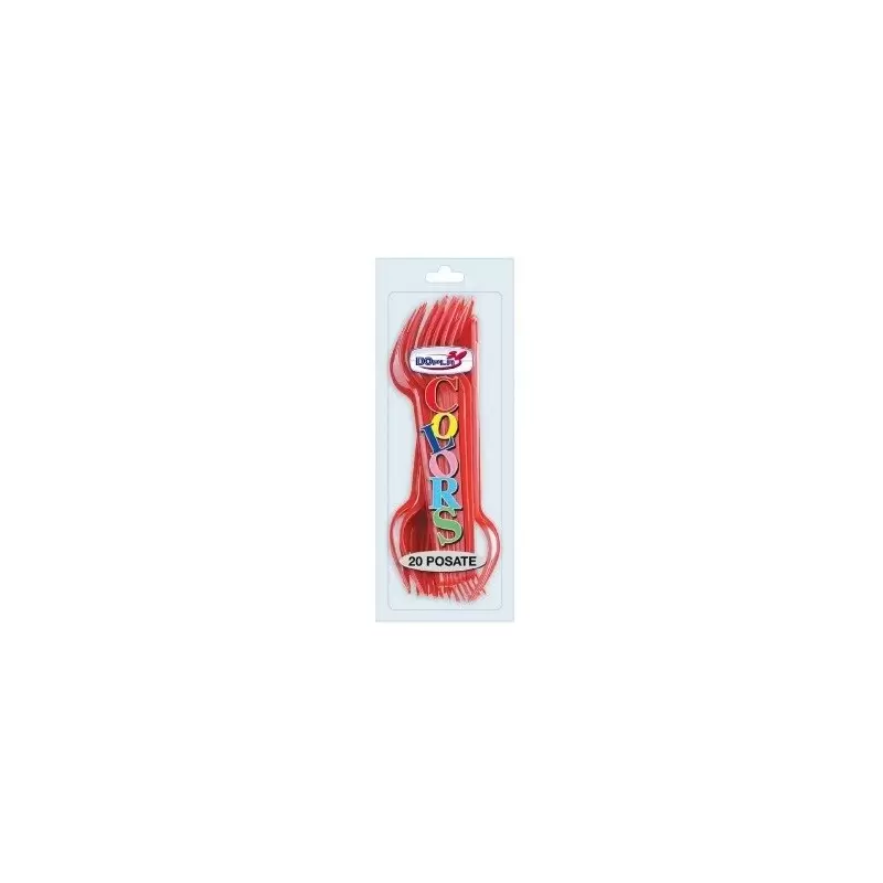 KIT 6 - 205 PZ. COORDINATO TAVOLA COCCINELLE + FORCHETTE E PALLONCINI ROSSI