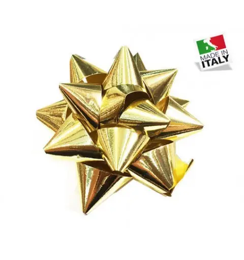 100 Coccarde Stella oro 10 mm 3070 6870 col.03