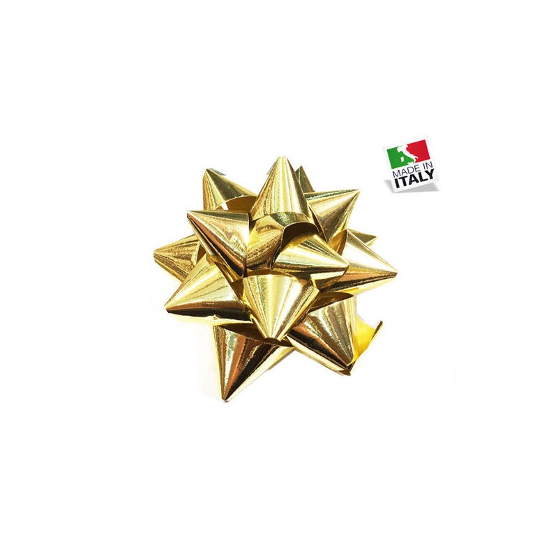 Coccarde Stella Adesive Per Pacco Regalo oro 2970/04