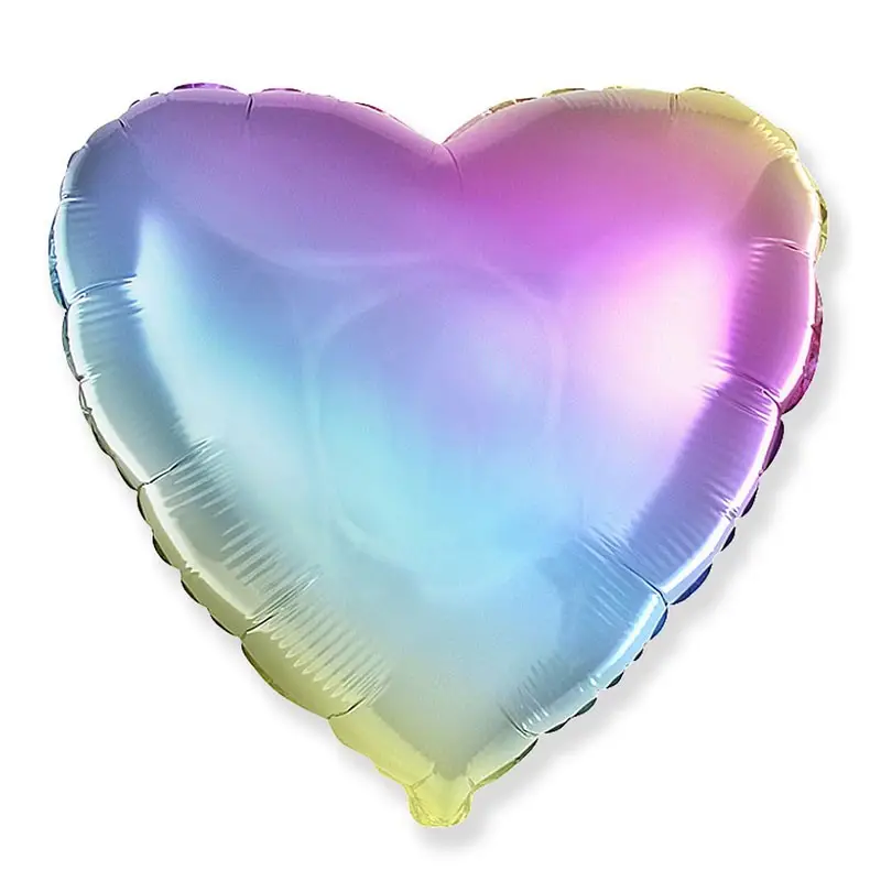 Palloncino foil cuore rainbow multicolor  45 cm 18\'\' 201500GP