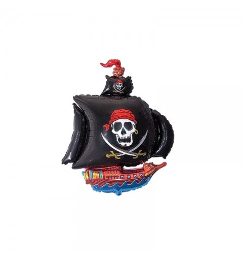 Palloncino foil nave dei pirati 14\'\' 35 cm 902669