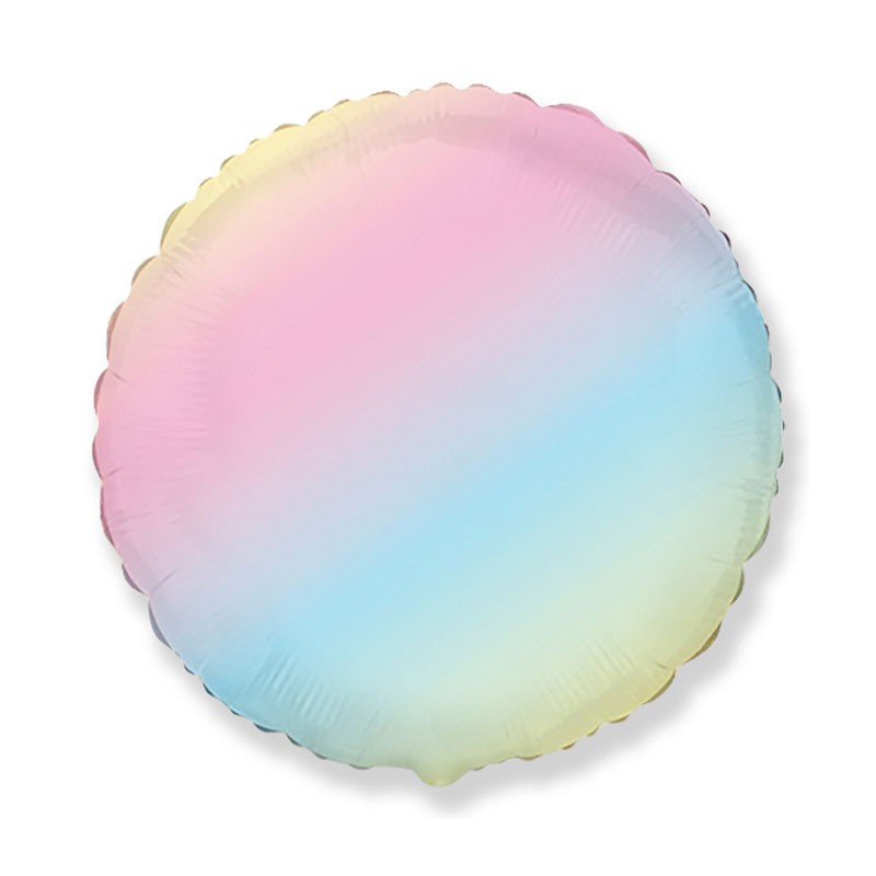 Palloncino foil tondo rainbow multicolor  45 cm 18\'\' 401500GP