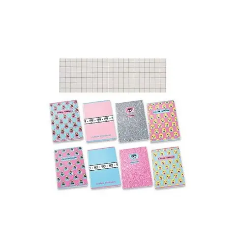QUADERNO CHIARA FERRAGNI A QUADRETTI SCUOLA ELEMENTARE