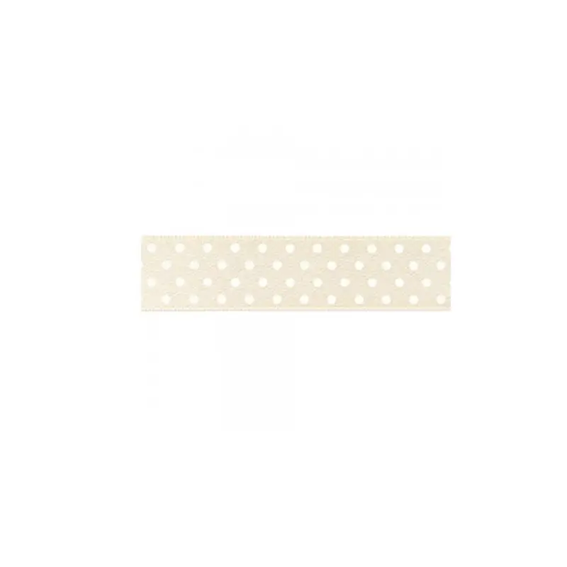 Nastrino Pois panna 1,5 cm x 25 m 001