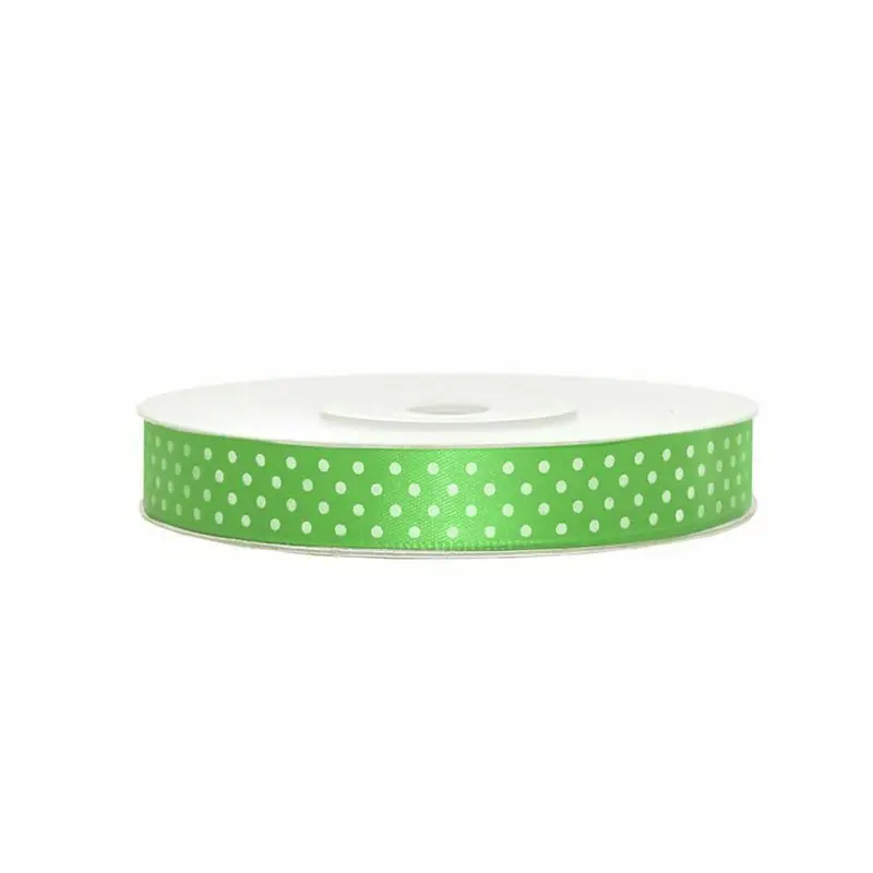 Nastrino Pois Verde Mela 1,5 cm x 25 m 116