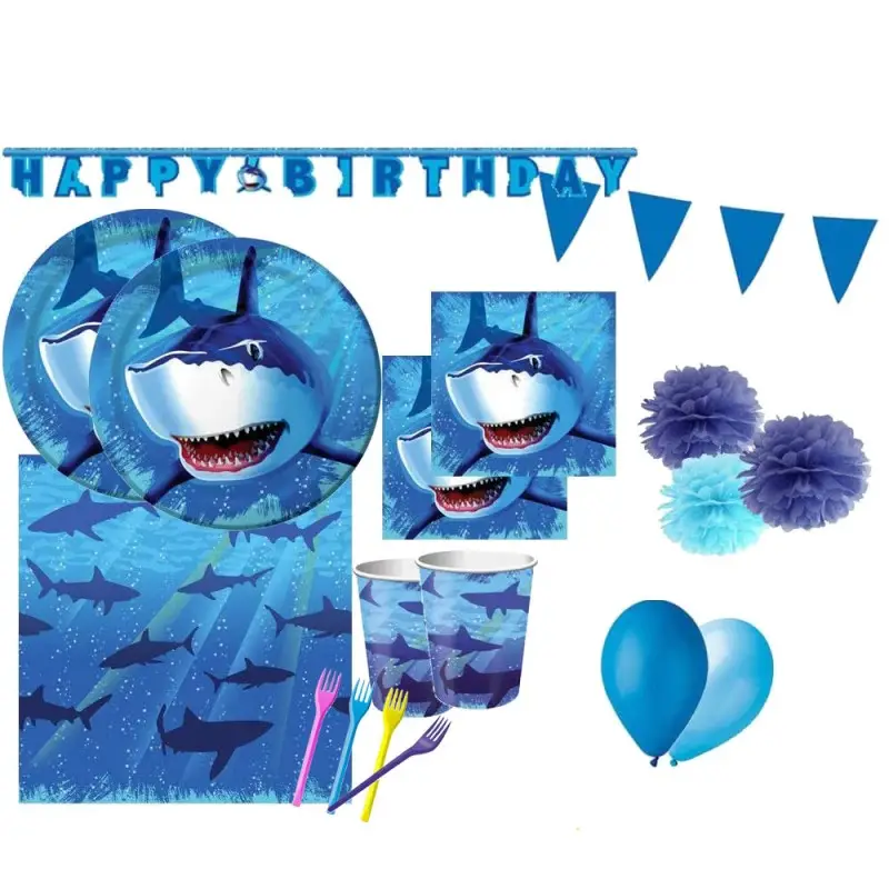 KIT N.64 SQUALI - ACCESSORI FESTA PER 64 PERSONE
