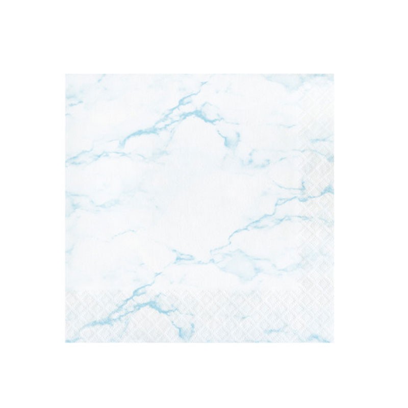 16 Tovaglioli 33 x 33 cm marmo azzurro 353973