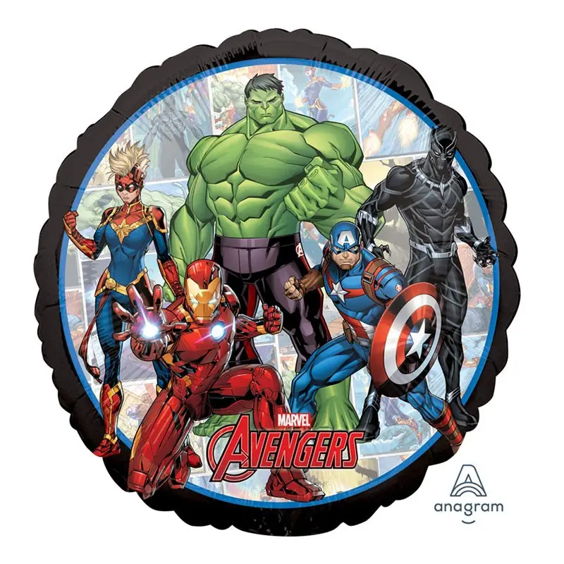 Palloncino Foil Tondo Avengers powers unite 18 45 cm 39867-01