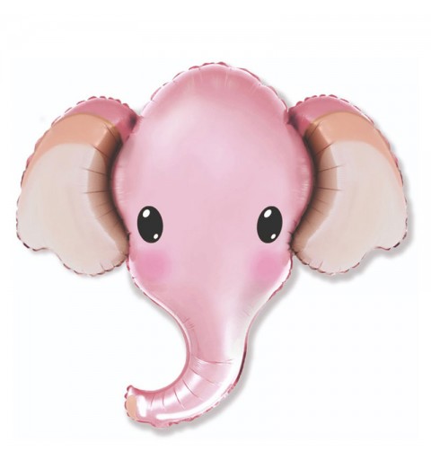Palloncino supershape Elefante Testa rosa Sagomato 32 81 cm 901805RSFX