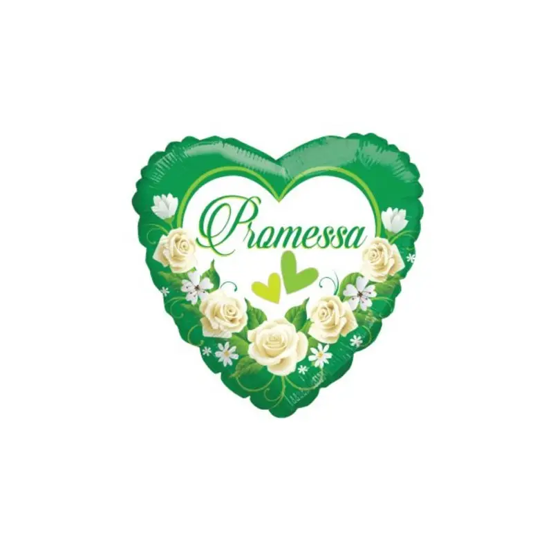 5 Palloncini mini shape Cuore Promessa 9 23 cm 985596-01