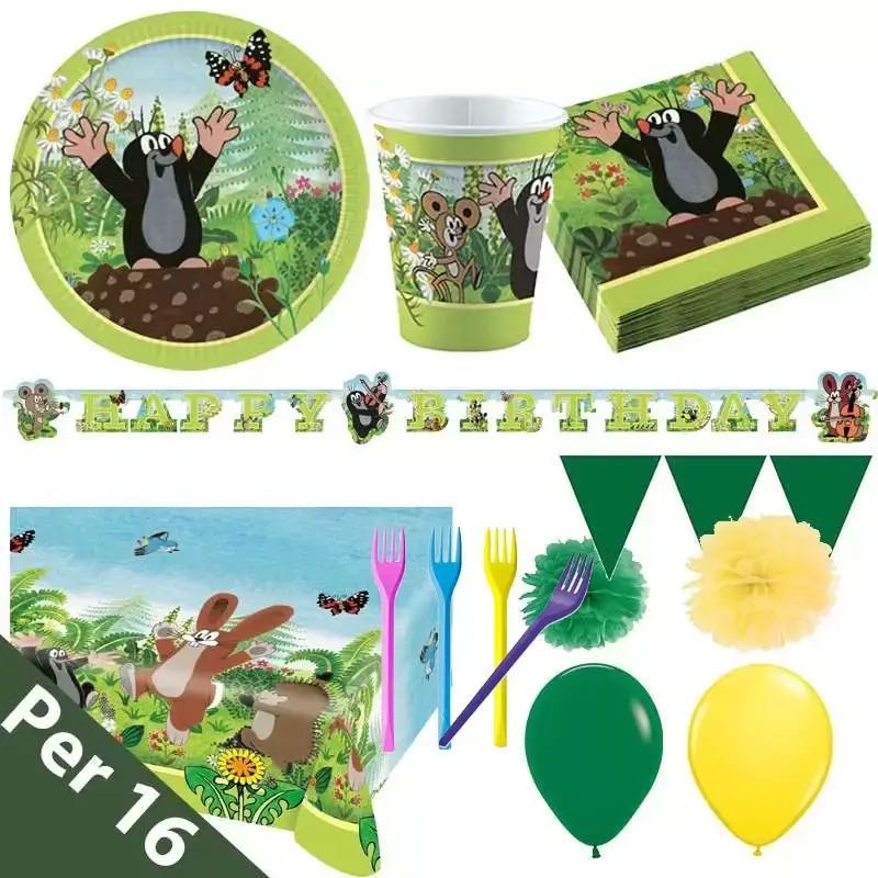 KIT N.54 LA PICCOLA TALPA - ADDOBBI COMPLEANNO
