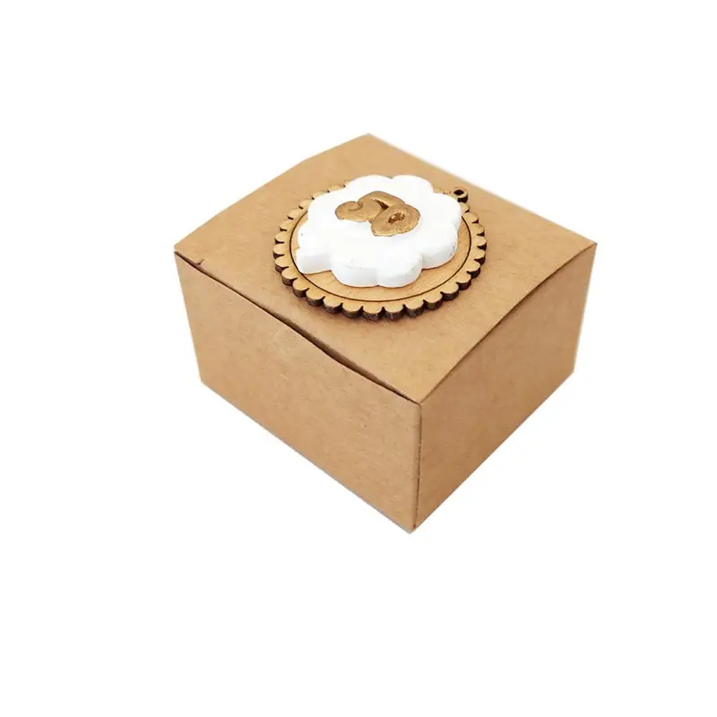 BOMBONIERE 50 ANNI CON SCATOLINE KRAFT - 24 PZ