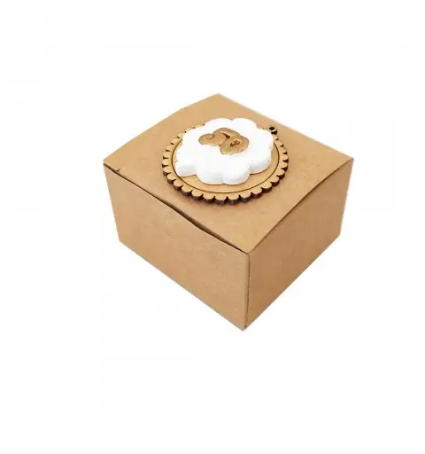 BOMBONIERE 50 ANNI CON SCATOLINE KRAFT - 24 PZ