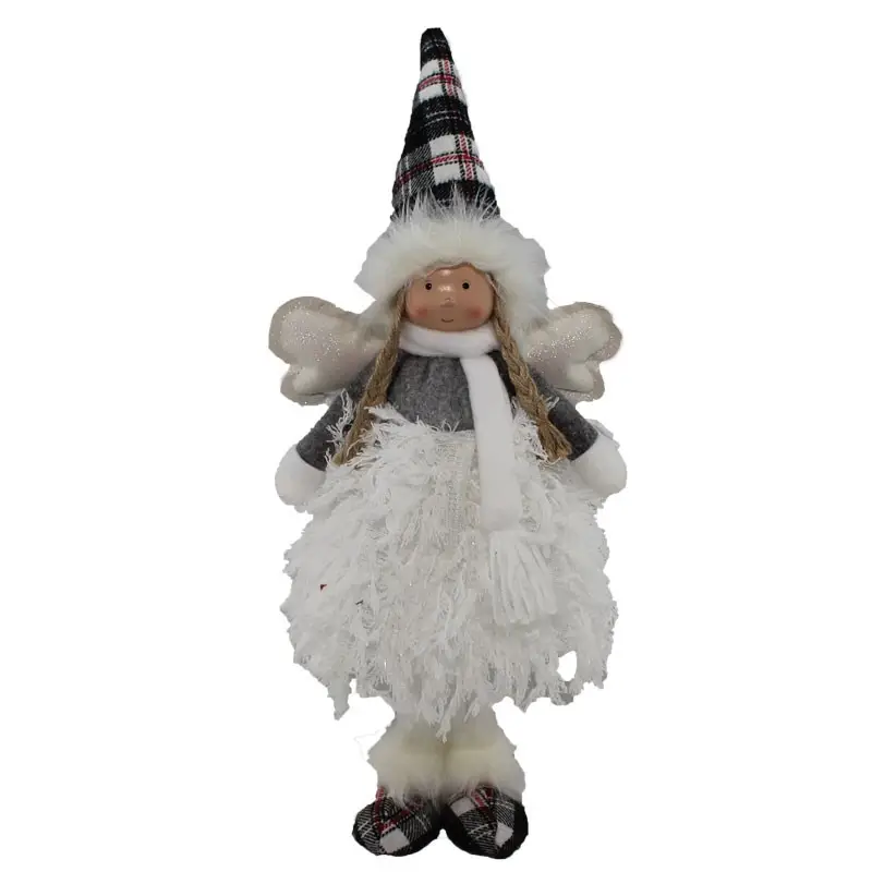 Fatina alzata in tessuto scozzese 60267 42 cm