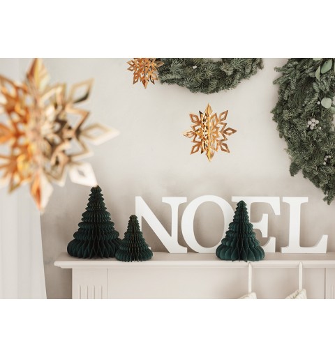 DECORAZIONE ALBERO DI NATALE A NIDO D'APE 15 CM
