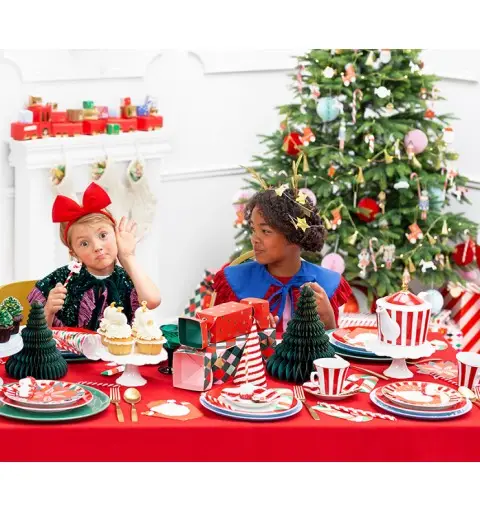 DECORAZIONE ALBERO DI NATALE A NIDO D'APE 20 CM