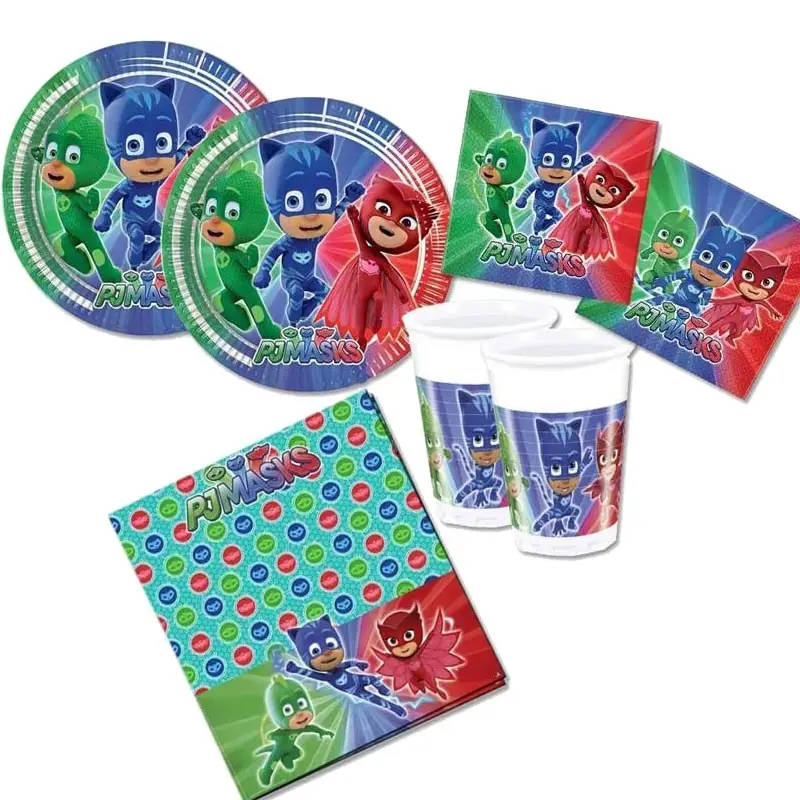 KIT N 78 COMPLEANNO SUPER PIGIAMINI - PJ MASKS
