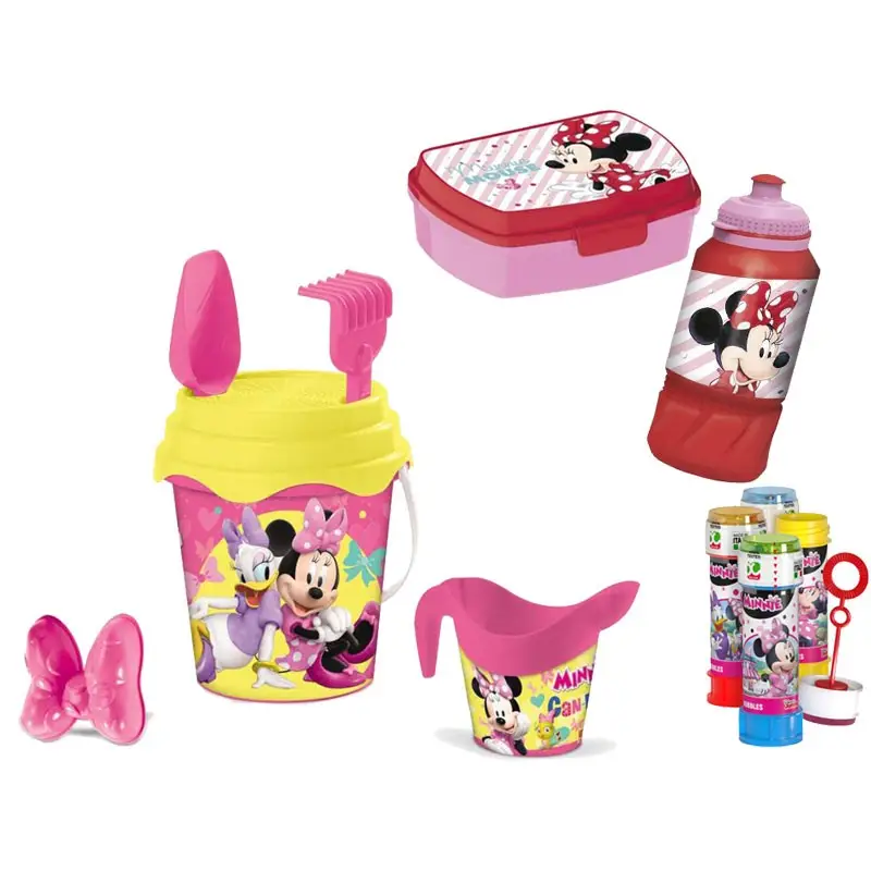 SET MARE N.16 MINNIE - SET SPIAGGIA, PORTA MERENDA, BORRACCIA E BOLLE