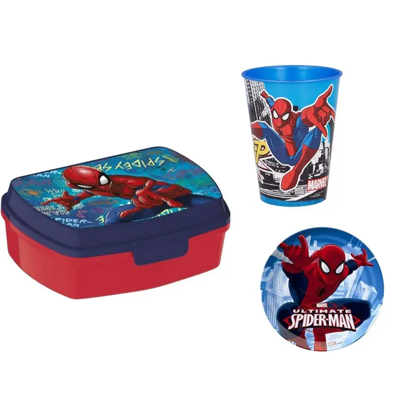 SET MERENDA SPIDERMAN