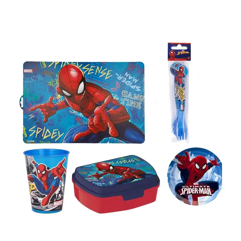 SET MERENDA SPIDERMAN N.4