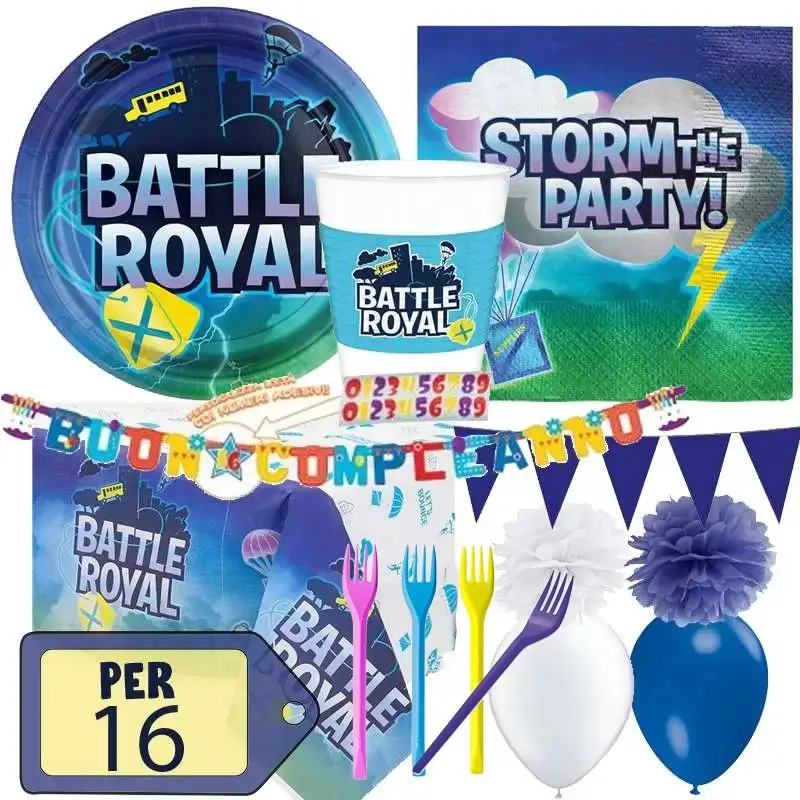 KIT N.54 FORTNITE BATTLE ROYAL - COORDINATO TAVOLA