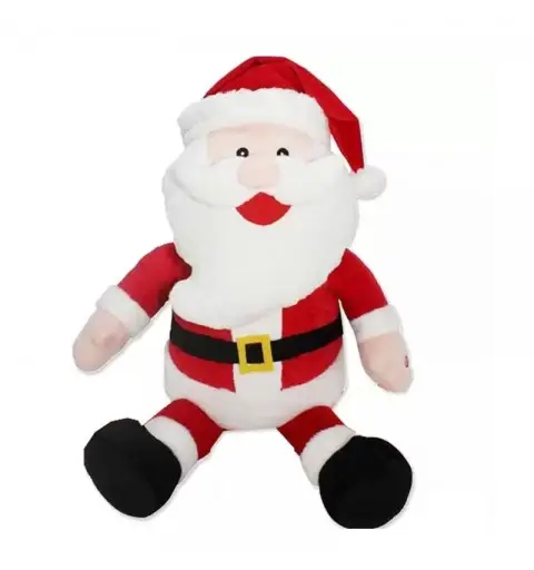 babbo di natale in peluche con musica 60 cm 86837